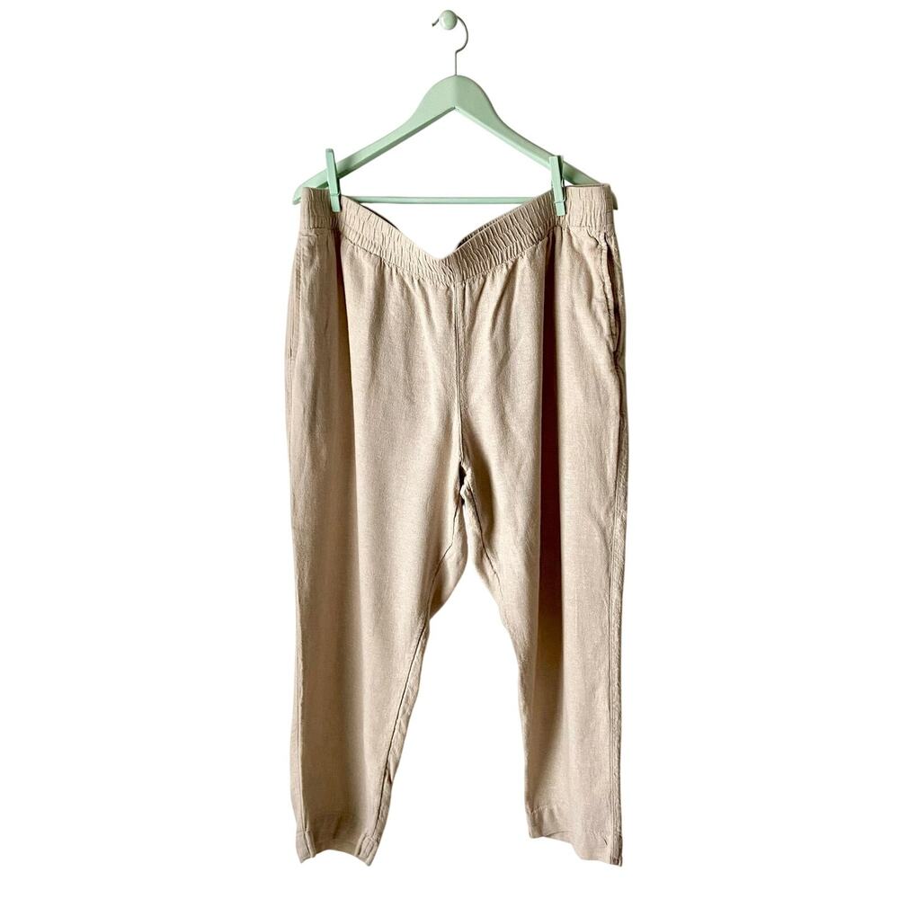 Old Navy Tan High Rise Straight Leg Pants Size XL